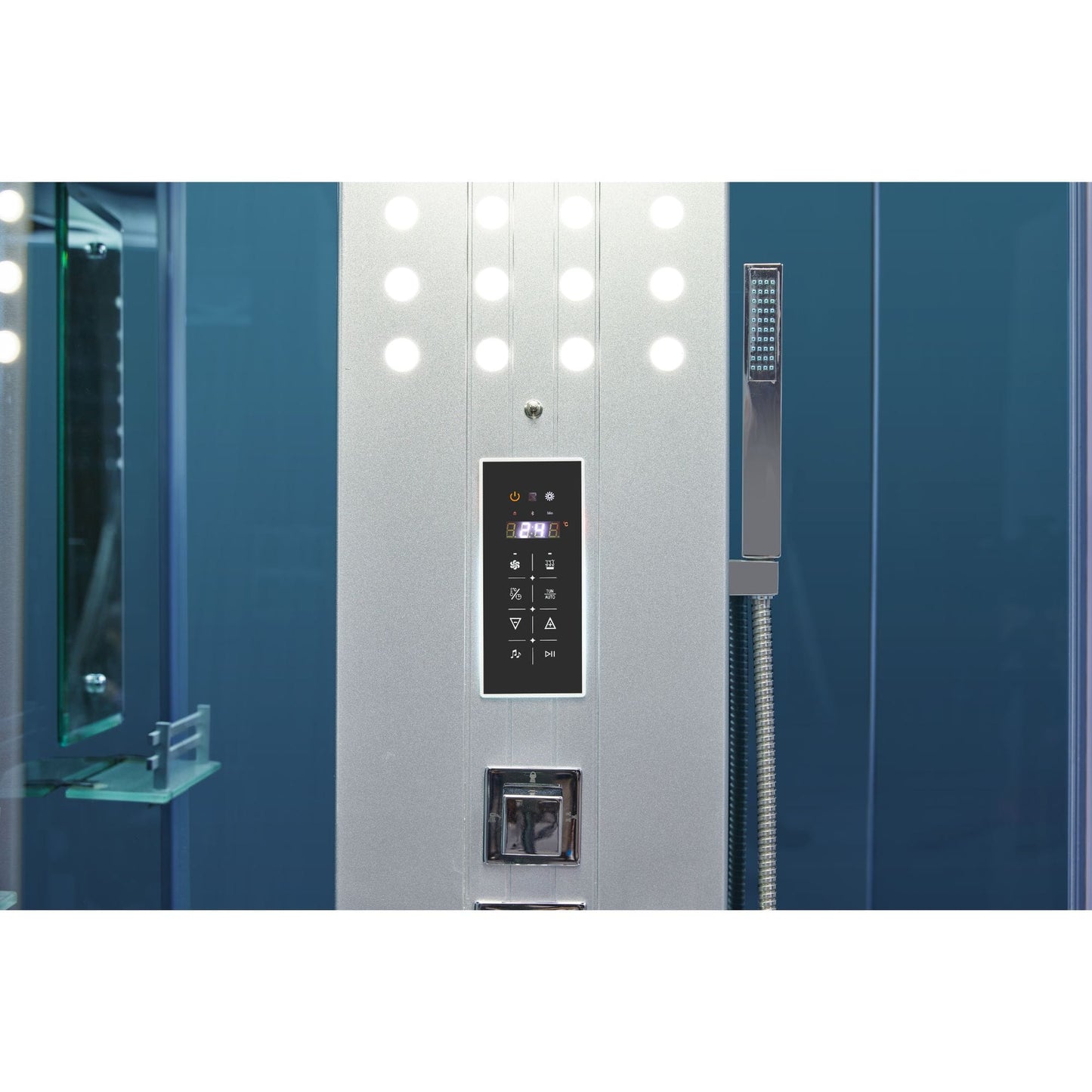 Mesa 39" WS-301A Rectangular Free Standing Walk In Steam Shower