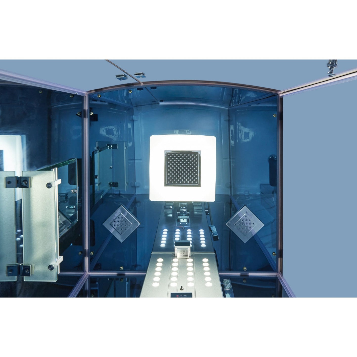 Mesa 39" WS-301A Rectangular Free Standing Walk In Steam Shower