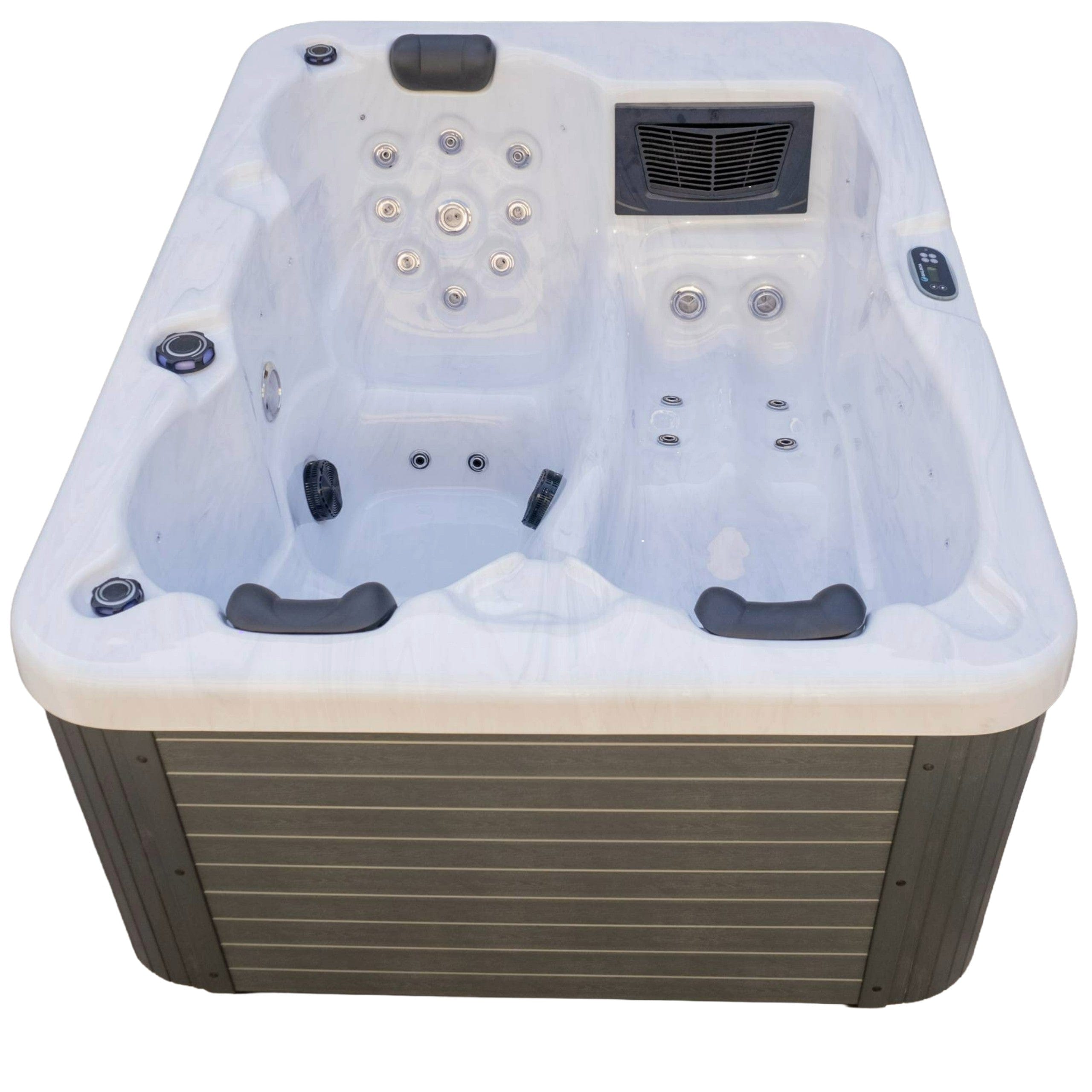 Luxury Spas Allure 3 Person Hot Tub (WS-7011) - White – Airpuria
