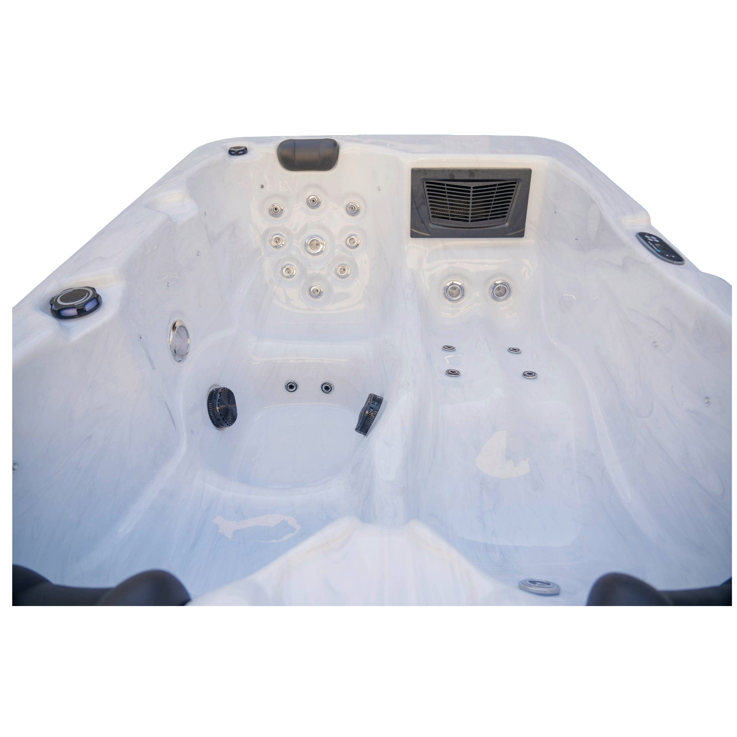 Luxury Spas Allure 3 Person Hot Tub (WS-7011) - White – Airpuria