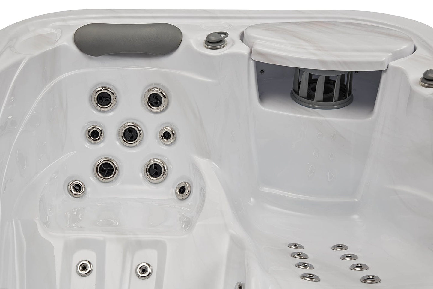 Casey 3 Person Hot Tub (WS-595 CG) - Cloud Gray