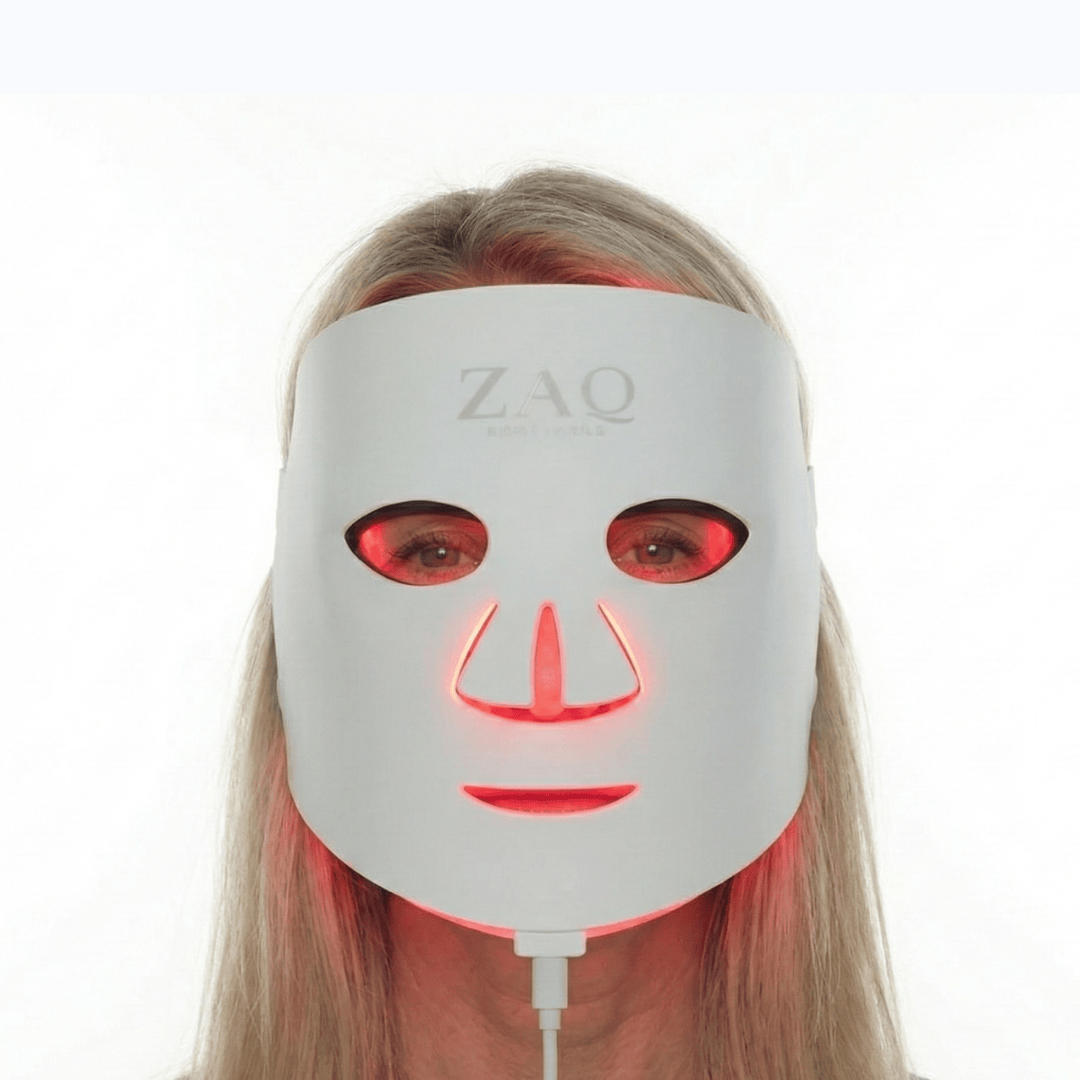 ZAQ Noor 2.0 Pro Light Face Mask: 1072nm Deep Infrared, Red & Blue Light