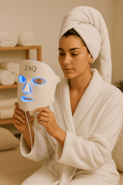 ZAQ Noor 2.0 Pro Light Face Mask: 1072nm Deep Infrared, Red & Blue Light