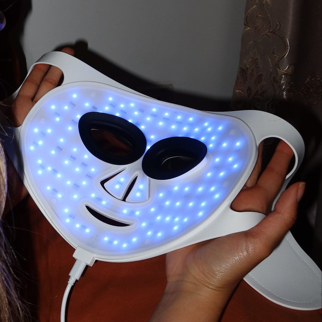 ZAQ Noor 2.0 Pro Light Face Mask: 1072nm Deep Infrared, Red & Blue Light