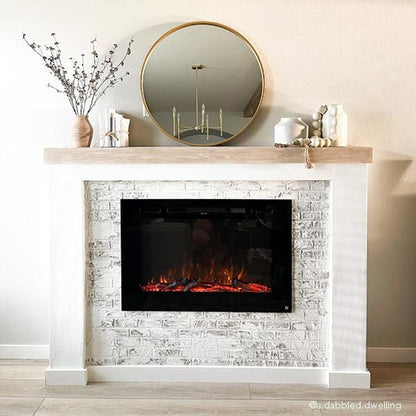 Forte 40" Recessed Electric Fireplace
