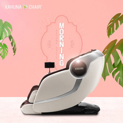 Kahuna Chair – EM Arete [Ivory/Black] - Massage Chair