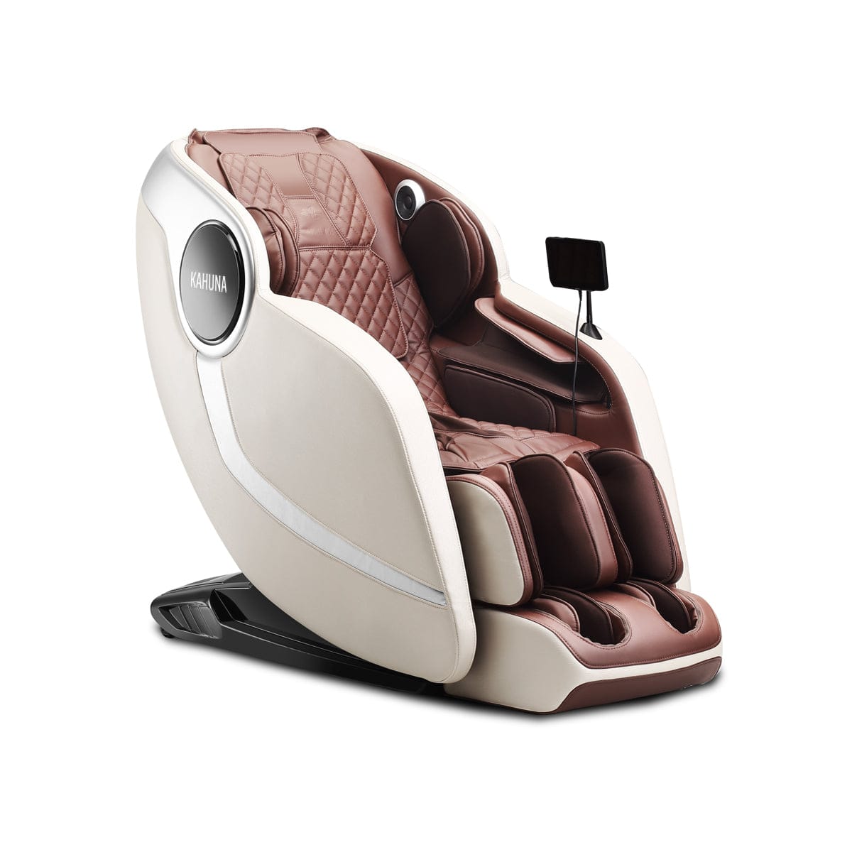 Kahuna Chair – EM Arete [Ivory/Black] - Massage Chair