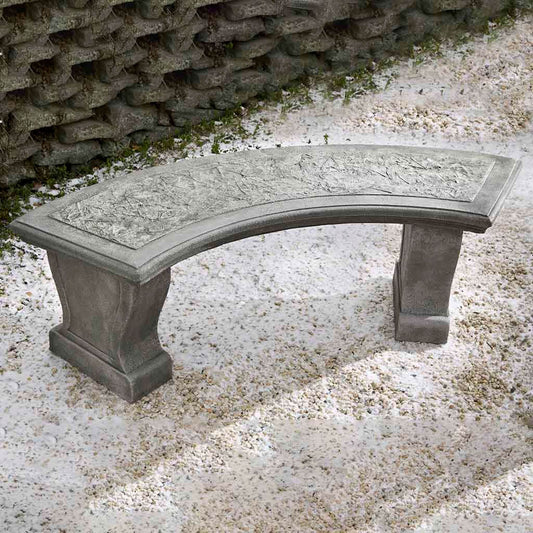 Campania International Leaf Curved Bench - BE-23