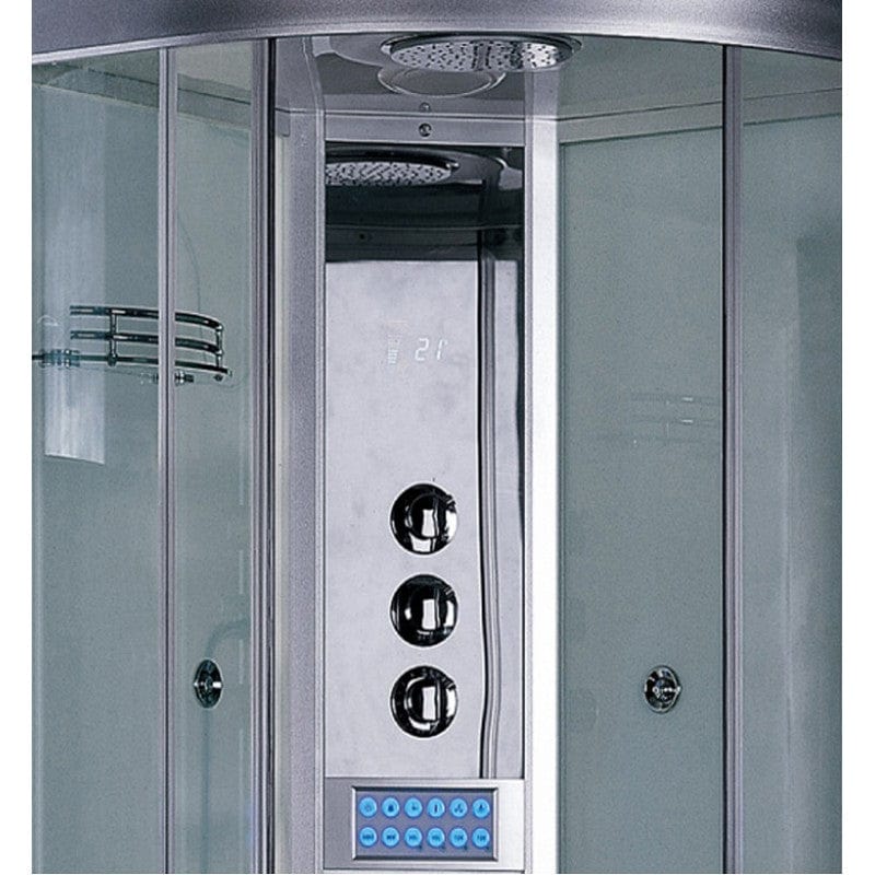 Platinum DZ934F3 36" Corner Free Standing Steam Shower