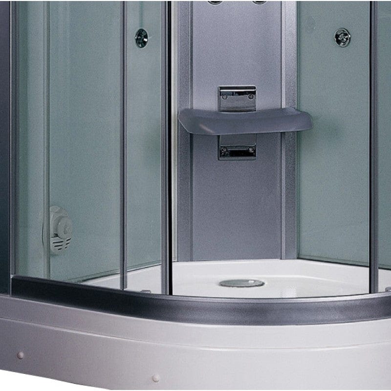 Platinum DZ934F3 36" Corner Free Standing Steam Shower