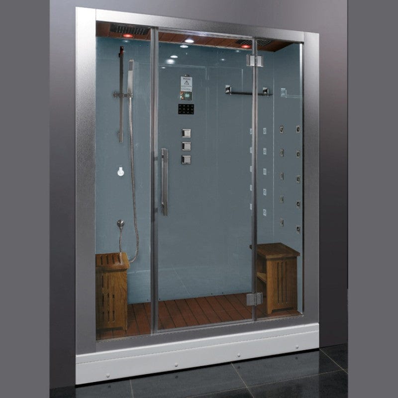 Platinum DZ972F8 59" Rectangular Free Standing Steam Shower