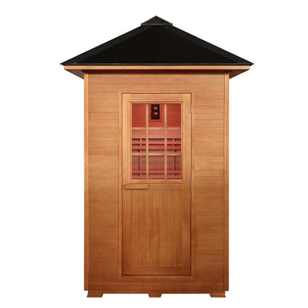 Sunray Eagle 2-Person Outdoor Traditional Sauna with Harvia Heater