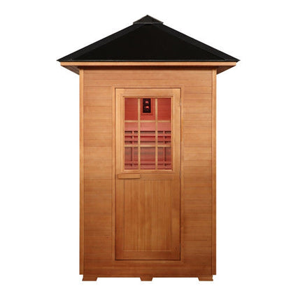 Sunray Eagle 2-Person Outdoor Traditional Sauna with Harvia Heater