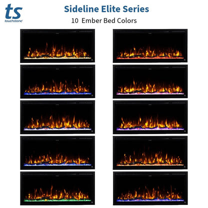 Sideline Elite Smart 42" WiFi-Enabled Recessed Electric Fireplace (Alexa/Google Compatible)