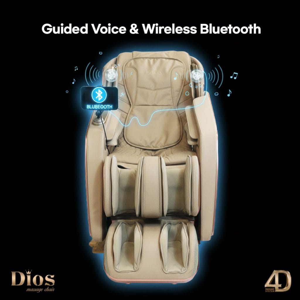Dios Flexa 181° Hyper-Extension Stretch Massage Chair | 4D Massage, 56″ SL-Track, Zero Gravity Recline