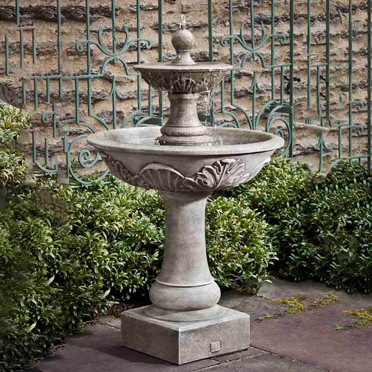Campania International Acanthus Two Tiered Fountain - FT-191