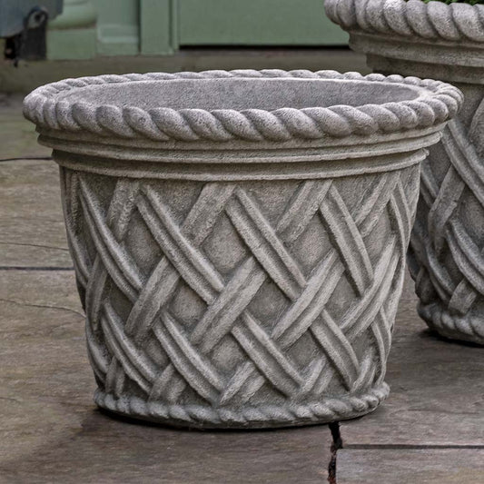 Campania International English Weave Medium Planter - P-133