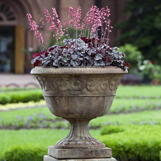 Campania International Smithsonian Foliated Scroll Urn Planter - P-523