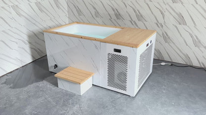 Luxury Spas 1 Person Cold Plunge Platinum - White