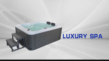 Luxury Spas Regal 4-person Hot Tub (WS-292-CG) - Cloud Gray