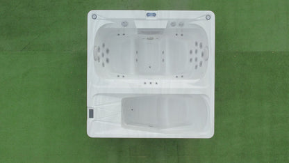 Luxury Spas Marquis 3- Person Hot and Cold Spa (WS-I02) - Cloud Gray