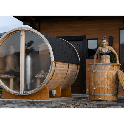 Redwood Outdoors Horizon Sauna x Denali Cold Plunge