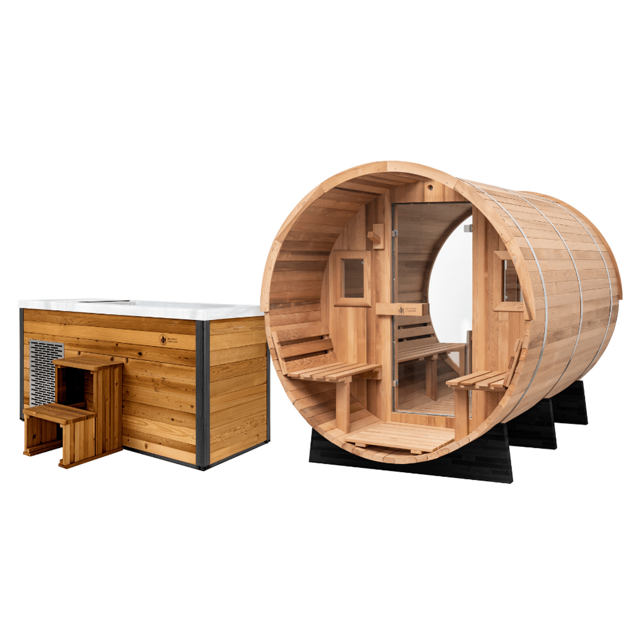 Redwood Outdoors Horizon Sauna x Denali Cold Plunge