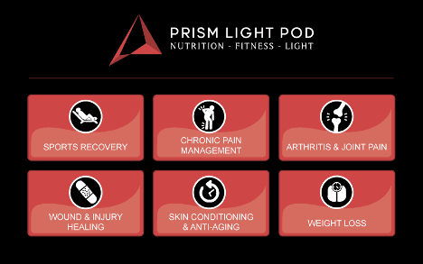 Prism Light Pod Full-Body Red Light Therapy Bed