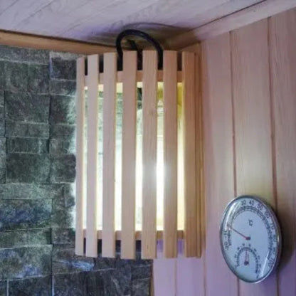 Sunray Rockledge 2-Person Indoor Traditional Sauna with 4.5kW Harvia Heater