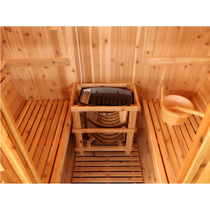 Sunray Solace 2-Person Traditional Barrel Sauna