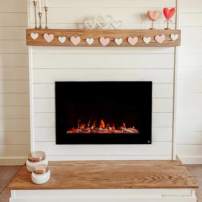 Forte 40" Recessed Electric Fireplace