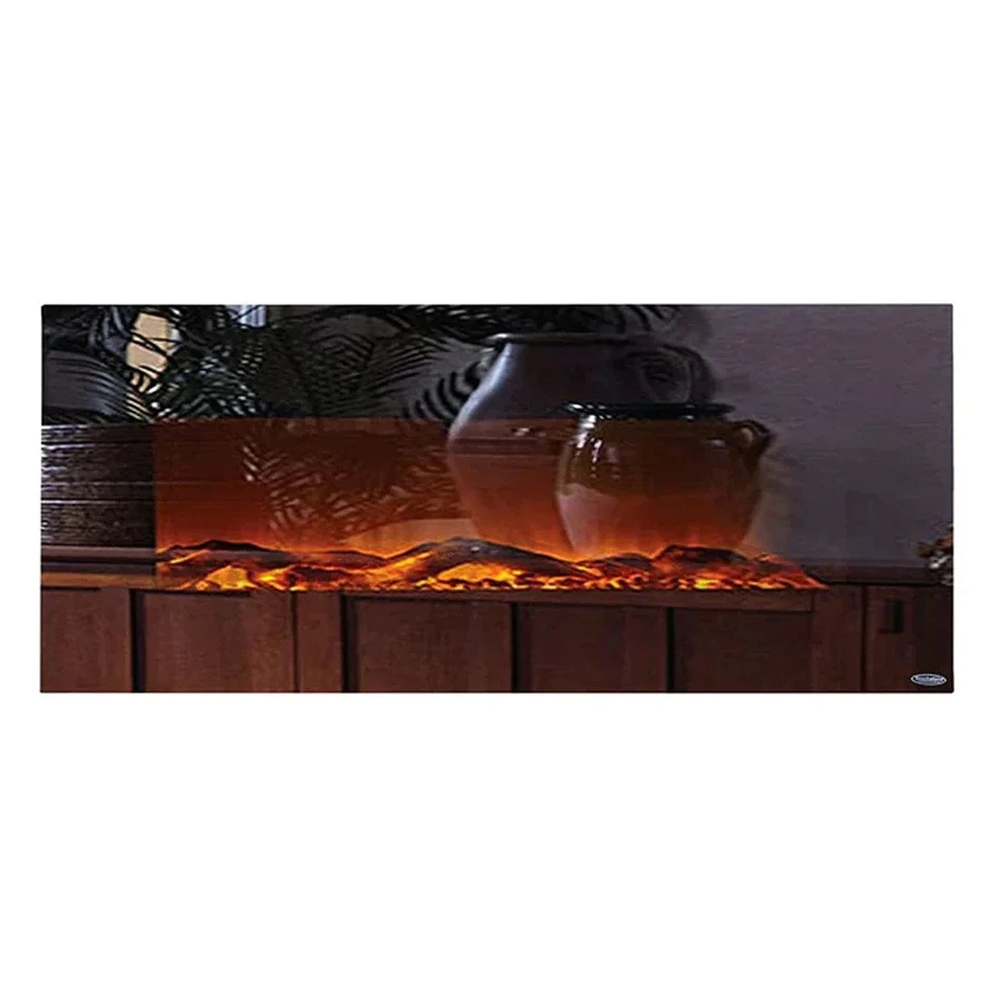 Mirror Onyx 50" Wall Mounted Electric Fireplace