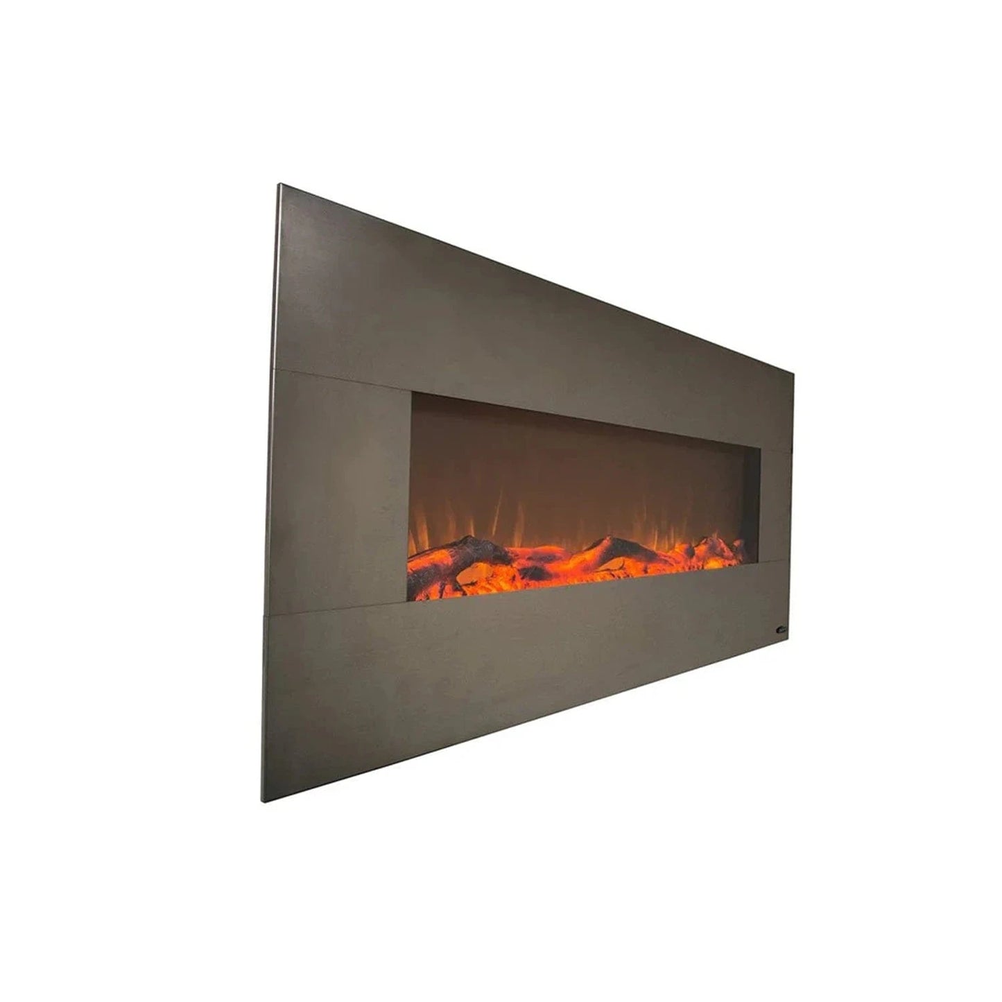 The Onyx Stainless 50" Wall Mounted Electric Fireplace