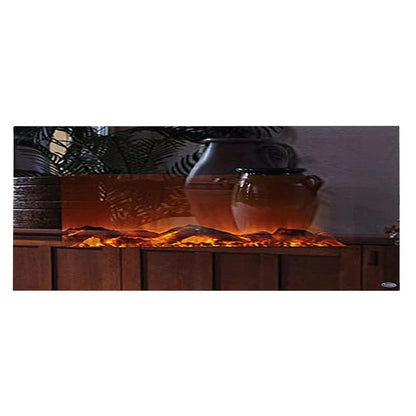 Mirror Onyx 50" Wall Mounted Electric Fireplace