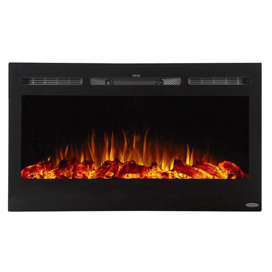The Sideline 36" Recessed Electric Fireplace