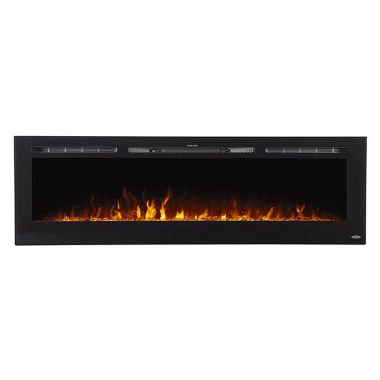 The Sideline 72" Recessed Smart Electric Fireplace
