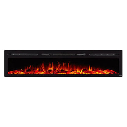 The Sideline 84" Recessed Smart Electric Fireplace