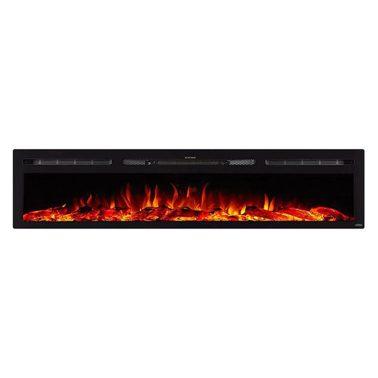 The Sideline 84" Recessed Smart Electric Fireplace