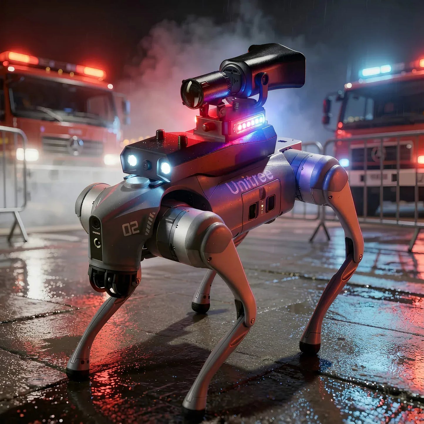 Unitree Go2 ENT AI Quadruped Robot Dog - For Industry Law Enforcement