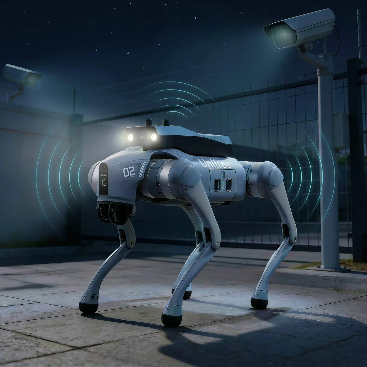 Unitree Go2 ENT AI Quadruped Robot Dog - For Industry Law Enforcement