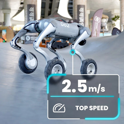 Unitree Go2-W - AI Quadruped Robot Dog with Wheels