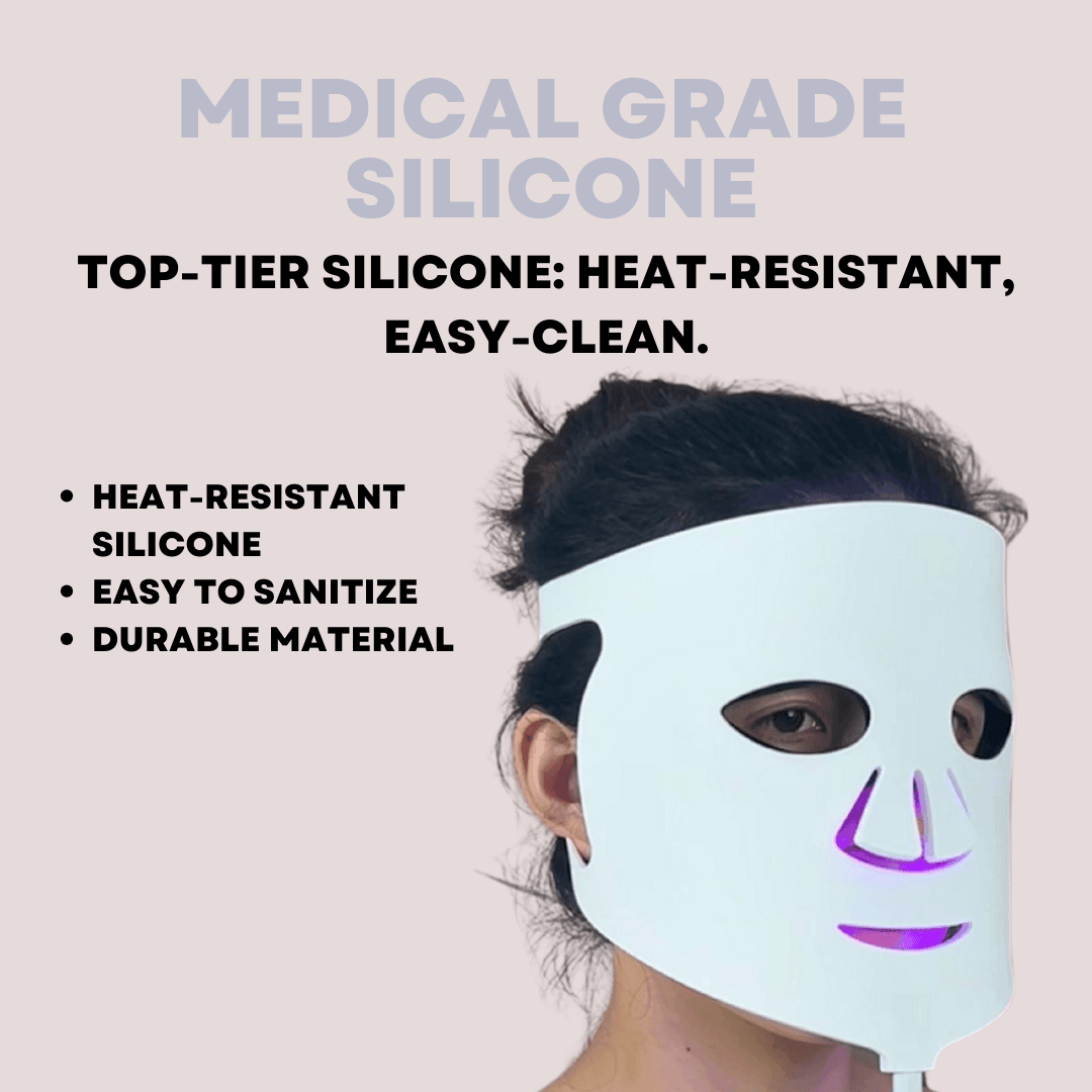 ZAQ Noor 2.0 Pro Light Face Mask: 1072nm Deep Infrared, Red & Blue Light