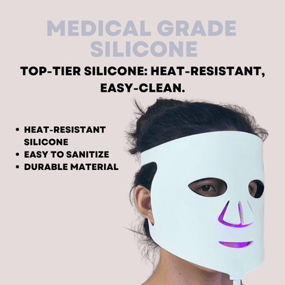 ZAQ Noor 2.0 Pro Light Face Mask: 1072nm Deep Infrared, Red & Blue Light