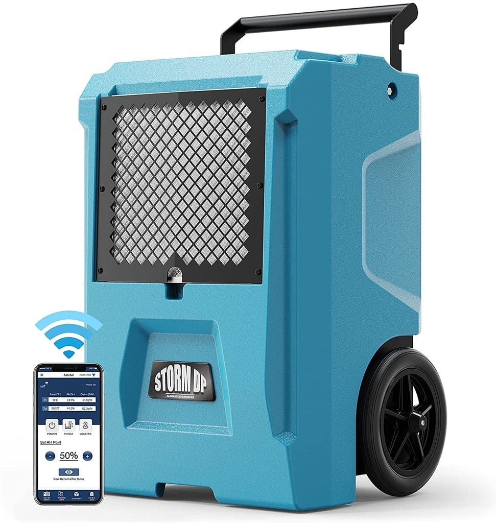 Dehumidifiers Alorair Storm Dp Smart Wifi Commercial Dehumidifier Blue Alorair