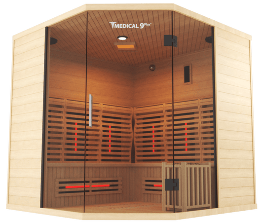 Medical 9 Plus - Hybrid (Full Spectrum + Traditional) Sauna