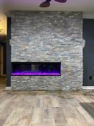 Sideline Infinity 3 Sided 60" WiFi Enabled Recessed Electric Fireplace 80046 (Alexa/Google Compatible) Touchstone