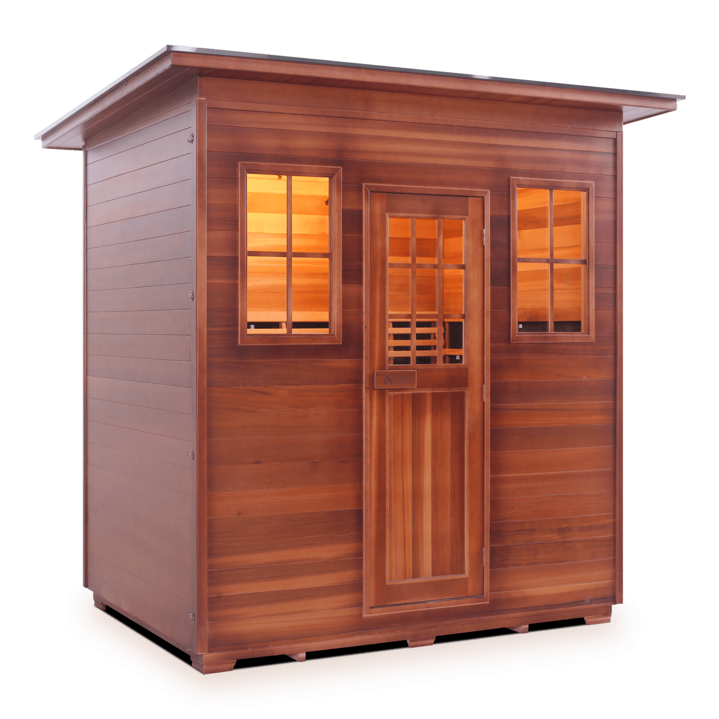 Enlighten Infrared/Traditional Sauna SAPPHIRE - 5 Slope - 5 Person Outdoor Sauna
