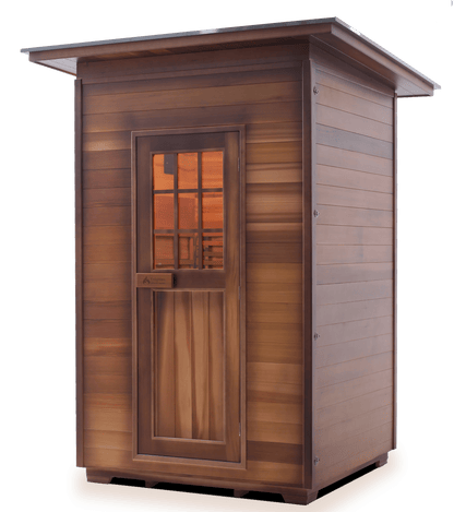 Enlighten Dry Traditional Sauna MoonLight - 2 Slope - 2 Person Outdoor Sauna