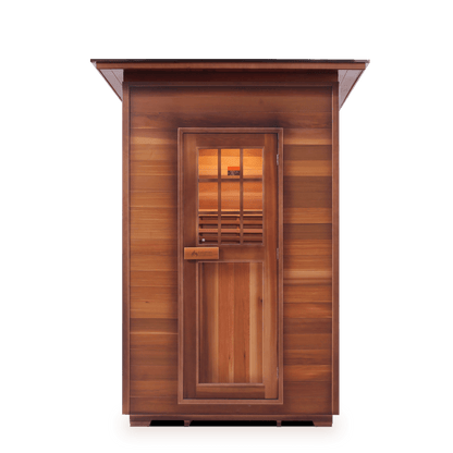 Enlighten Dry Traditional Sauna MoonLight - 2 Slope - 2 Person Outdoor Sauna