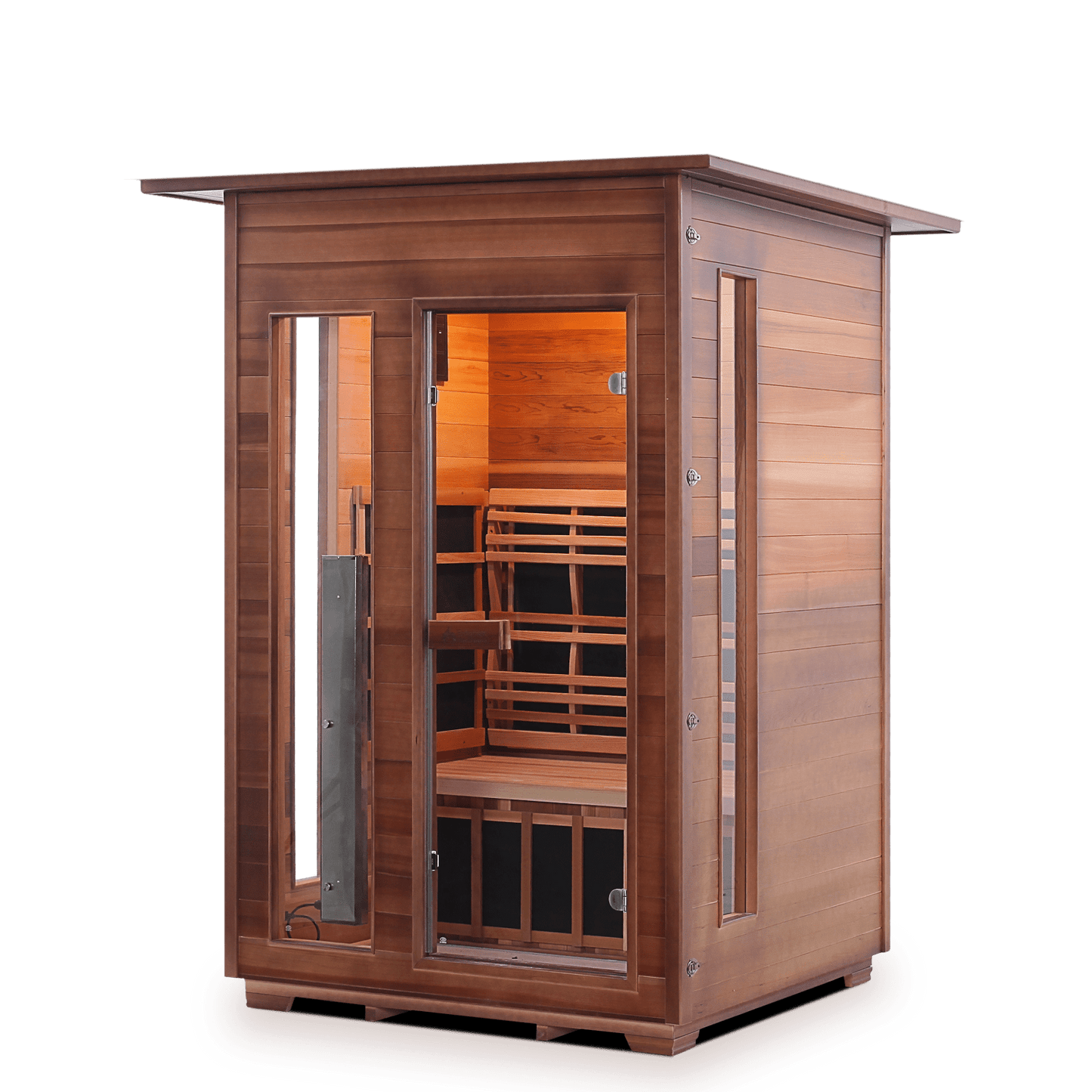 Enlighten Full Spectrum Infrared Sauna RUSTIC - 2 Indoor - 2 Person Sauna